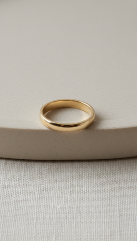 Minimalist Gold Band Ring