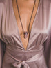 Ella Necklace Rose Quartz - Divine Schematic