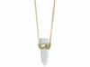 Ella Necklace Clear Quartz - Divine Schematic